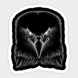 Eagle raven eagles US USA falcon magic t shirt t-shirt Sticker